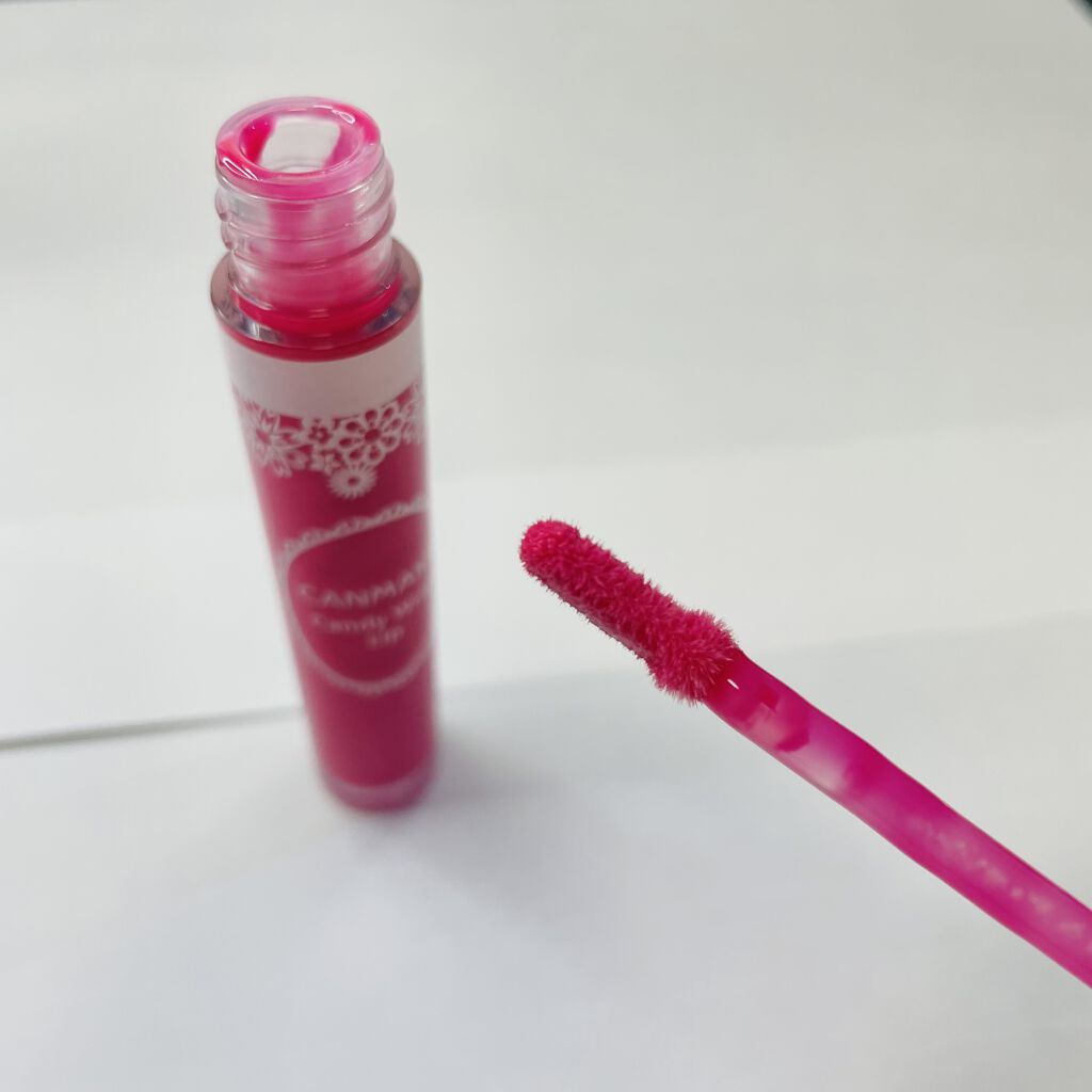 キャンディラップリップ No.05 ピンクホリックシロップ/キャンメイク/リップグロスを使ったクチコミ（2枚目）