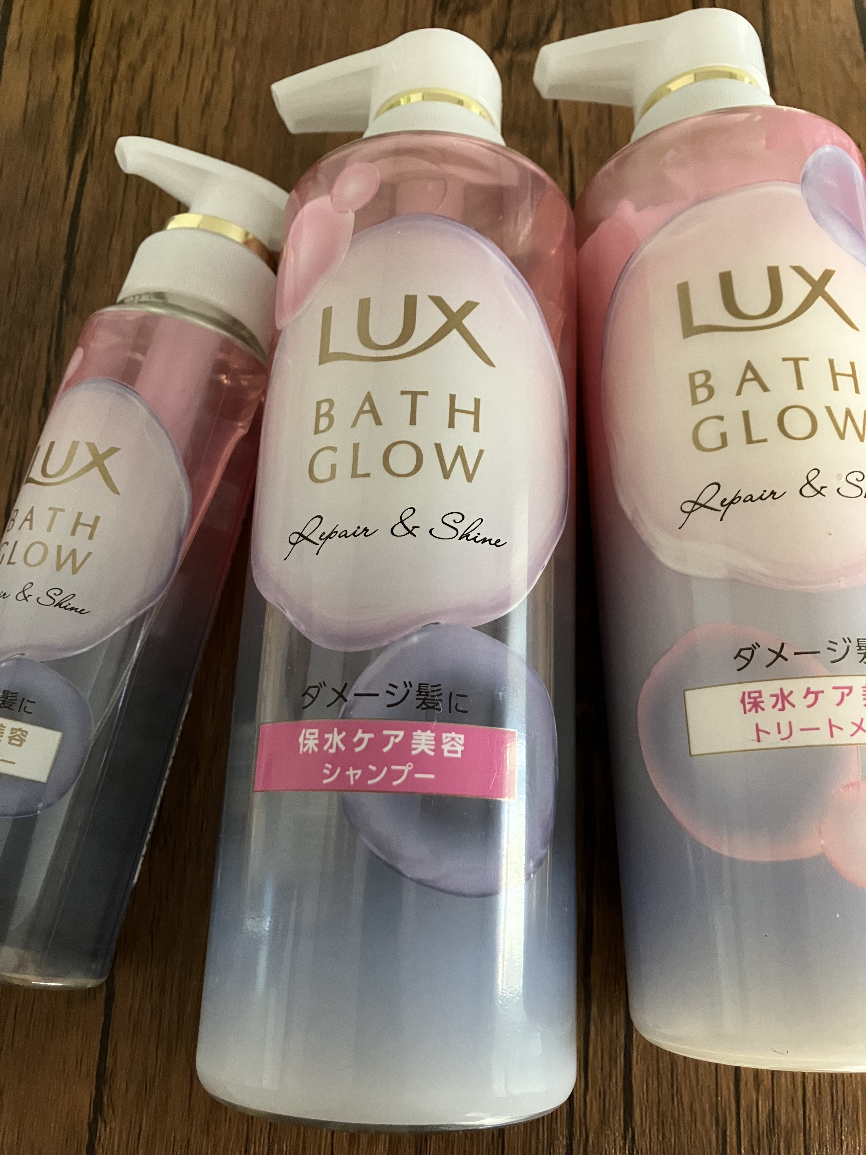 バスグロウ リペア&シャイン シャンプー／トリートメント/LUX/シャンプー・コンディショナーを使ったクチコミ（1枚目）