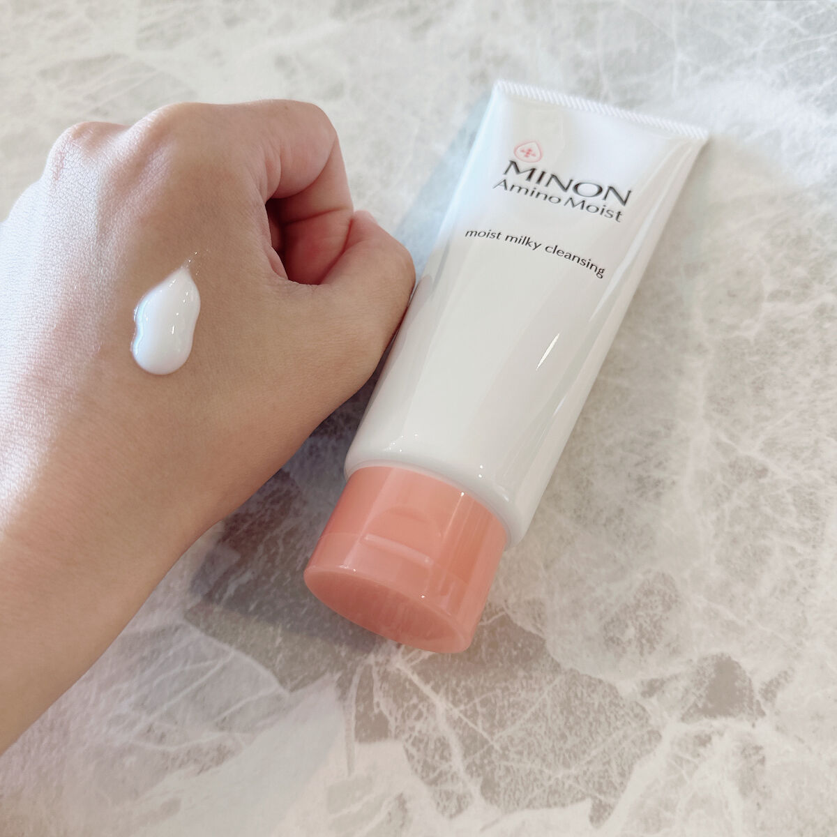 ミノン アミノモイスト モイストミルキィ クレンジング/ミノン/ミルククレンジングを使ったクチコミ（2枚目）