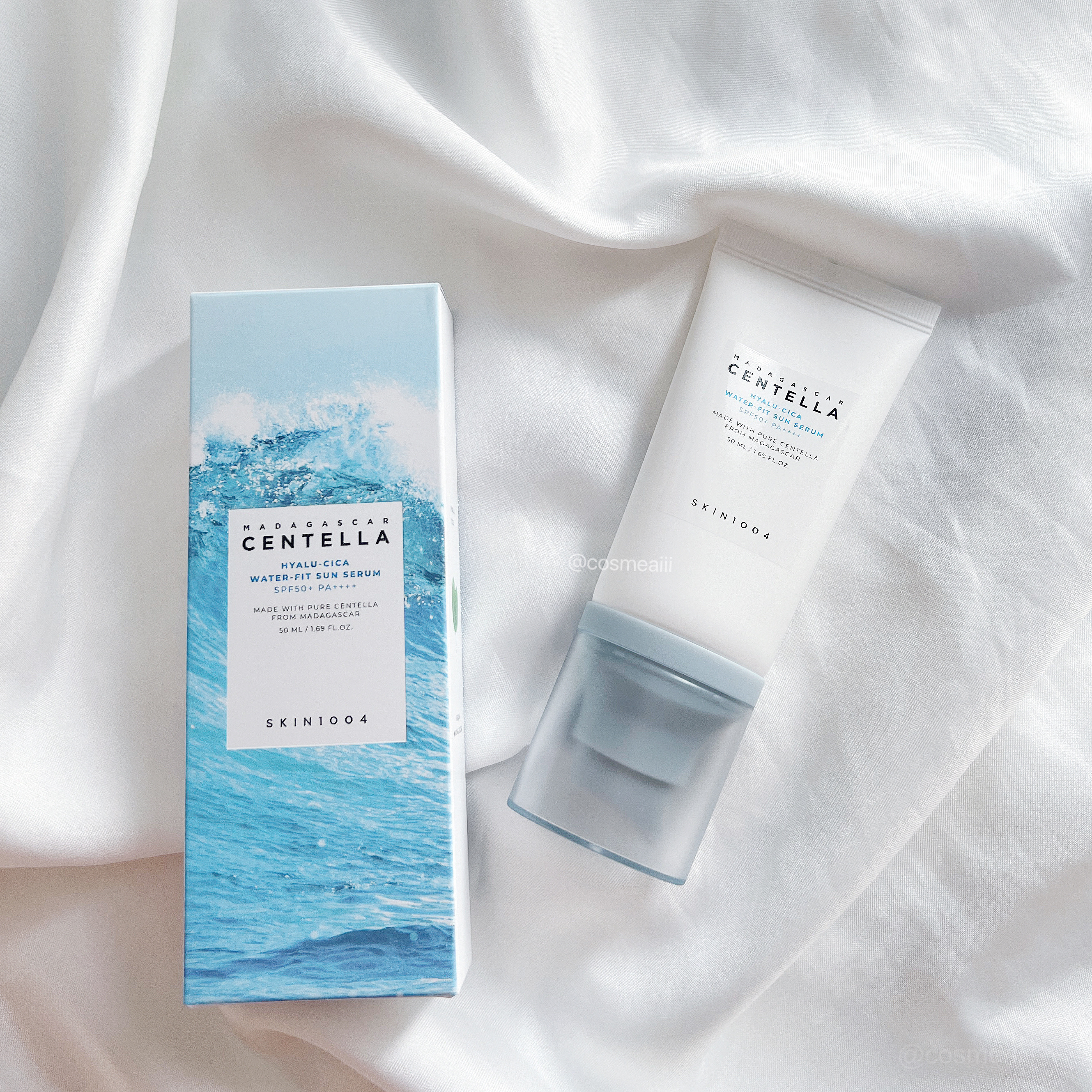 ヒアルーシカ ウォーターフィット サンセラム/SKIN1004/日焼け止めローションを使ったクチコミ（2枚目）