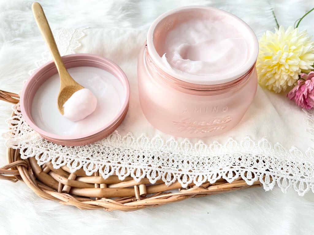 アミノメイソン プレミアムモイスト クリームマスク さくら /アミノメイソン/ヘアマスク・ヘアパックを使ったクチコミ（2枚目）