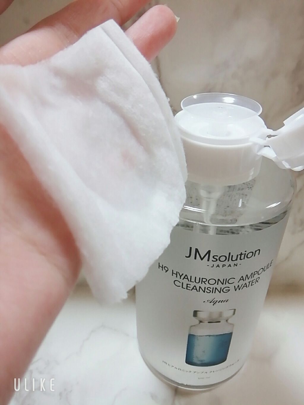 ヒアルロニック アンプルクレンジングウォーター/JMsolution/クレンジングウォーターを使ったクチコミ（3枚目）