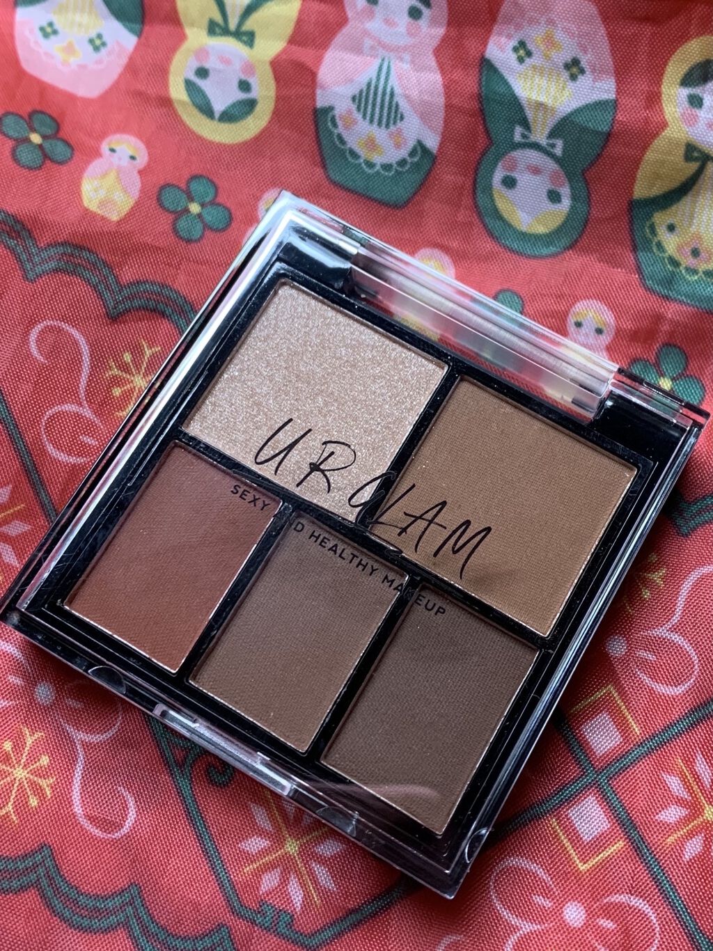 マルチアイパレット ブリックブラウン/U R GLAM/アイシャドウパレットを使ったクチコミ（2枚目）