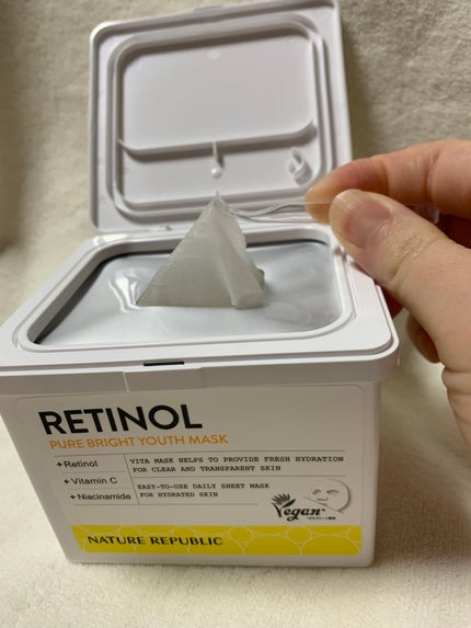 キューブマスク レチノール/ネイチャーリパブリック/シートマスク・パックを使ったクチコミ(2枚目)