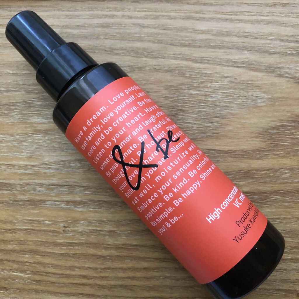 ハイコンセントレイト VC ミスト/&be/ミスト状化粧水を使ったクチコミ(1枚目)