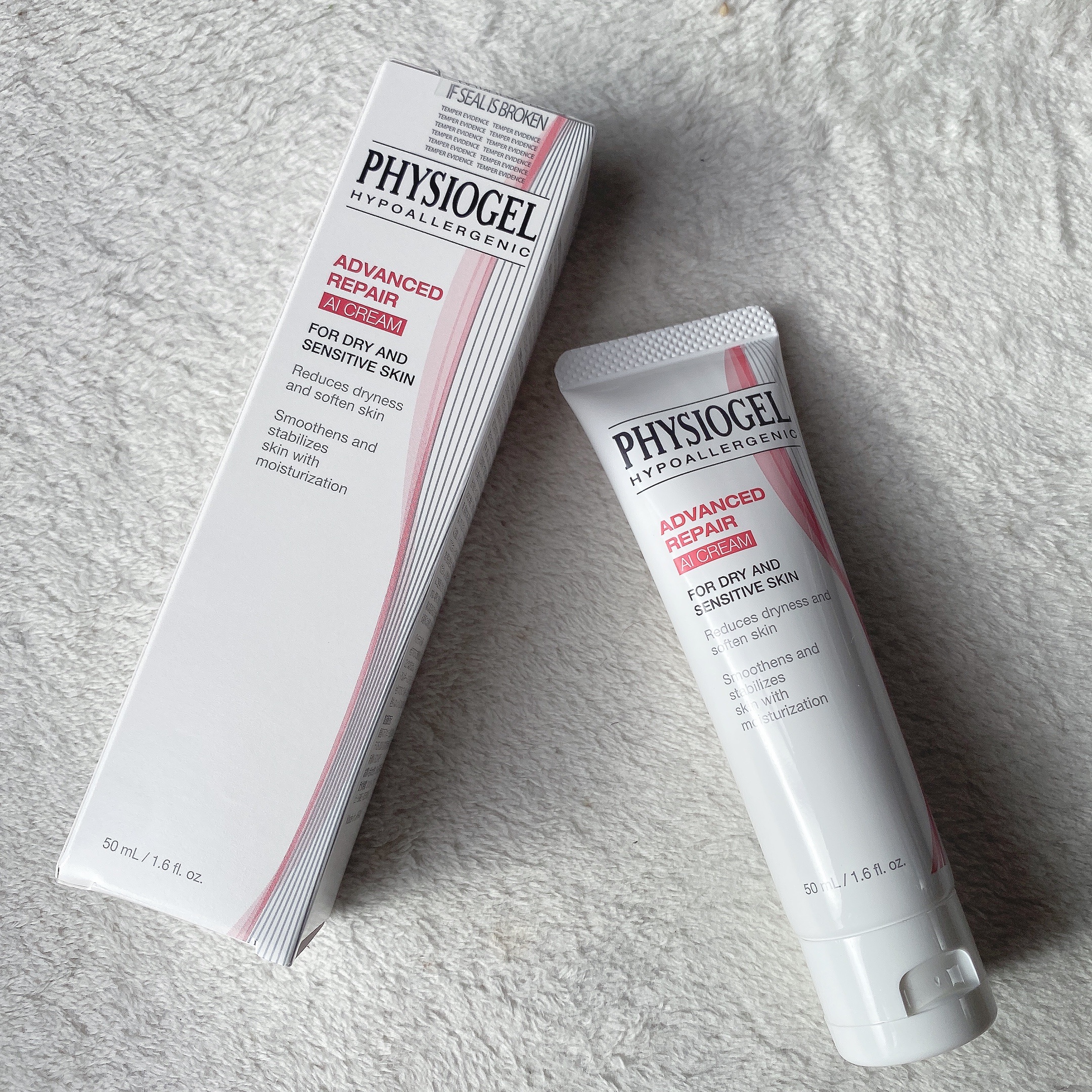 レッドスージングAIクリーム/PHYSIOGEL/フェイスオイルを使ったクチコミ（1枚目）