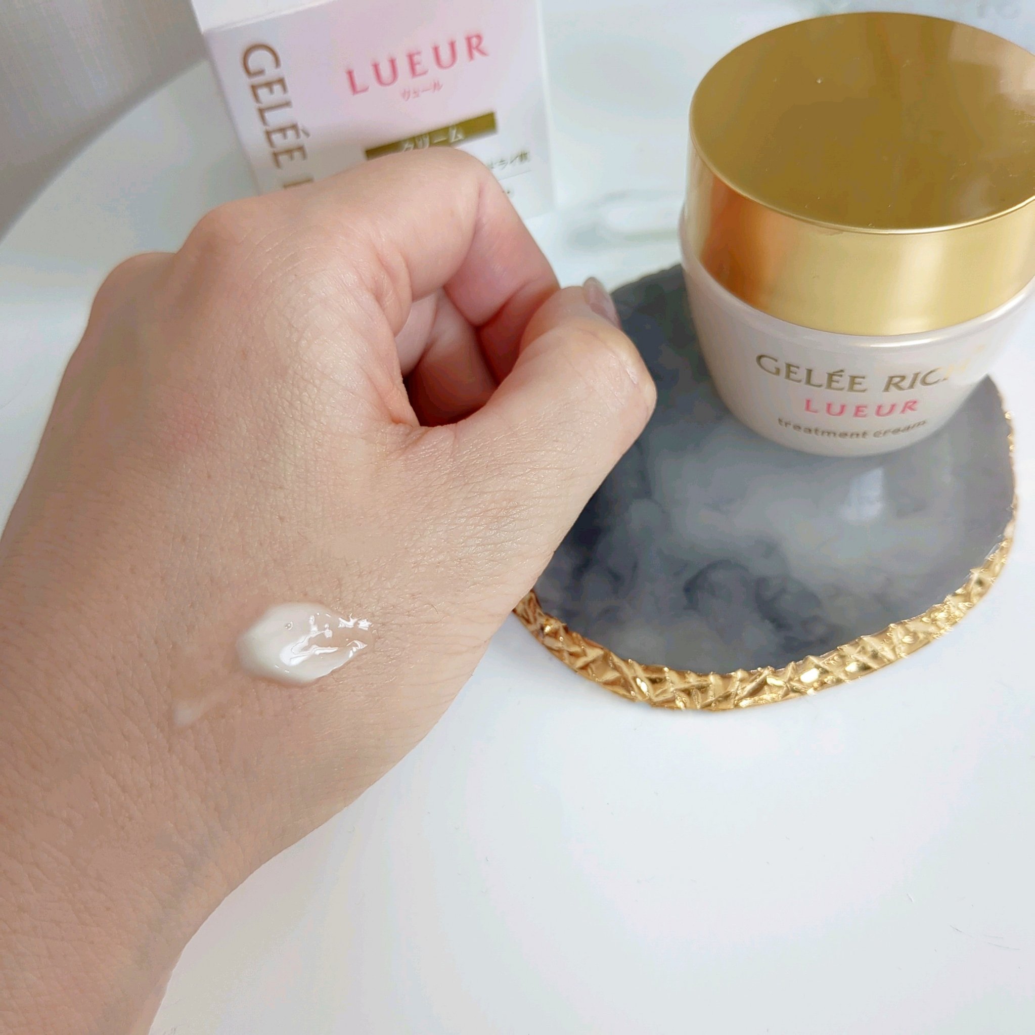 リュール トリートメントクリーム/ジュレリッチ/フェイスクリームを使ったクチコミ（3枚目）