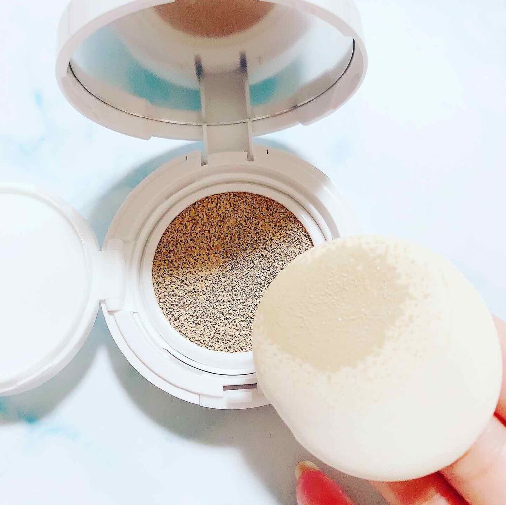 オーガニッククッションコンパクト/アクア・アクア/クッションファンデーションを使ったクチコミ（2枚目）