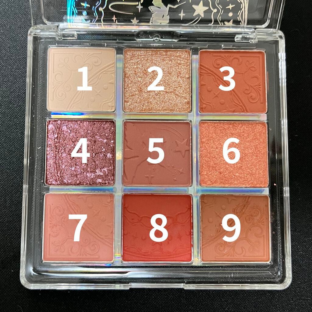 クォーツ 9色アイシャドウパレット(ドリームランドアイシャドウ)/ZEESEA/アイシャドウパレットを使ったクチコミ(2枚目)