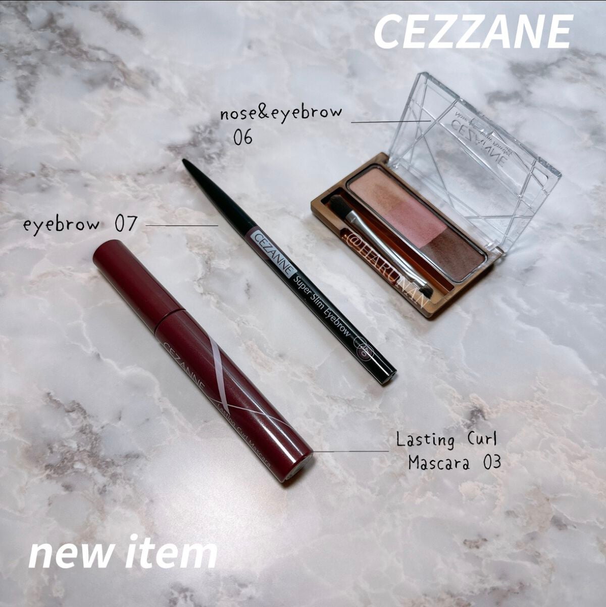 ノーズ&アイブロウパウダー/CEZANNE/パウダーアイブロウを使ったクチコミ(1枚目)