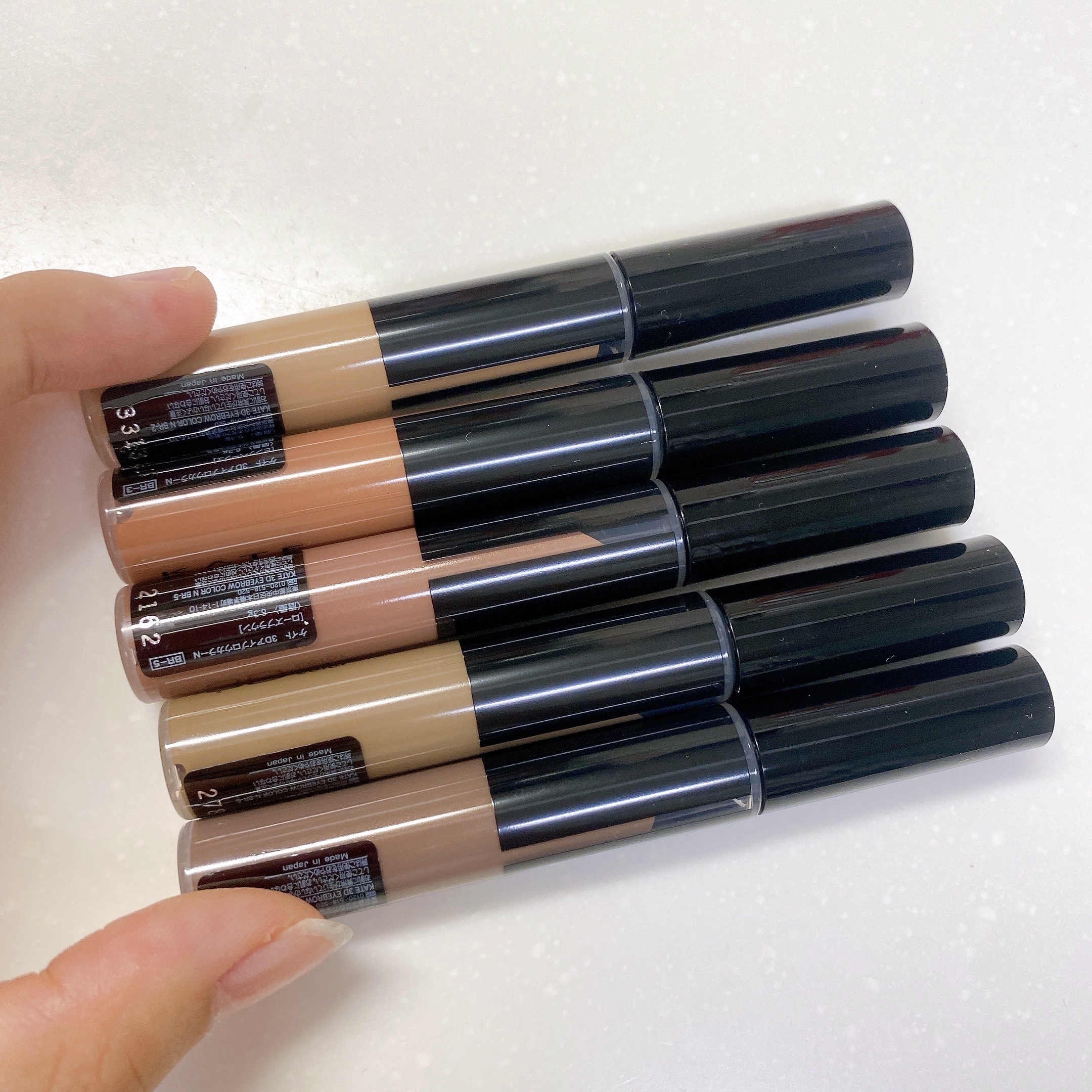 3DアイブロウカラーN/KATE/眉マスカラを使ったクチコミ（2枚目）