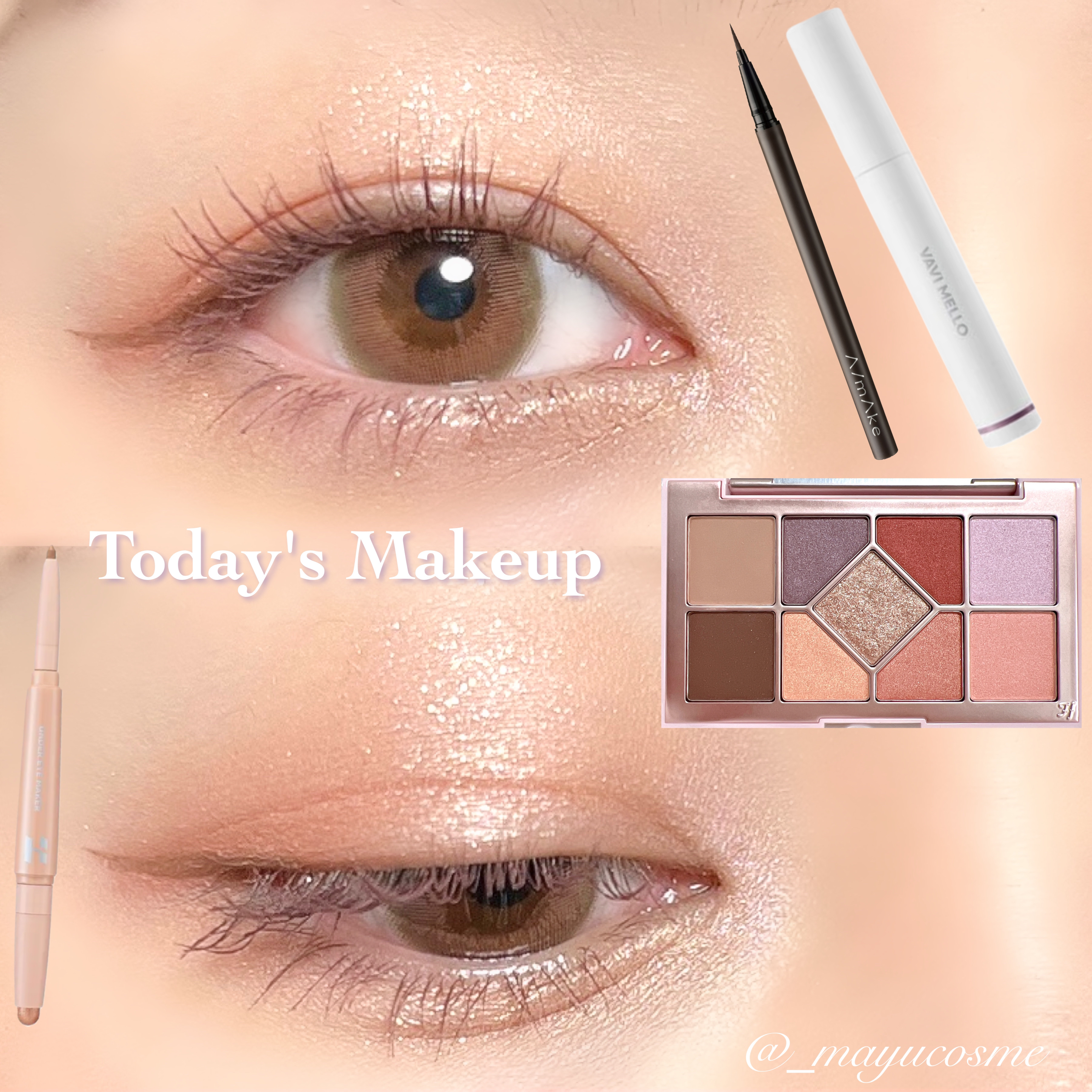 [VAVI MELLO] ムードメイカーカラーマスカラ 04　アドラブル(04 ADORABLE)/VAVI MELLO/マスカラを使ったクチコミ（1枚目）