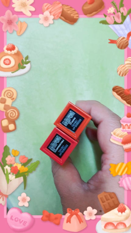 SPステイ ヴィニルインク 37 大胆なオレンジチリ/MAYBELLINE NEW YORK/口紅を使ったクチコミ(2枚目)