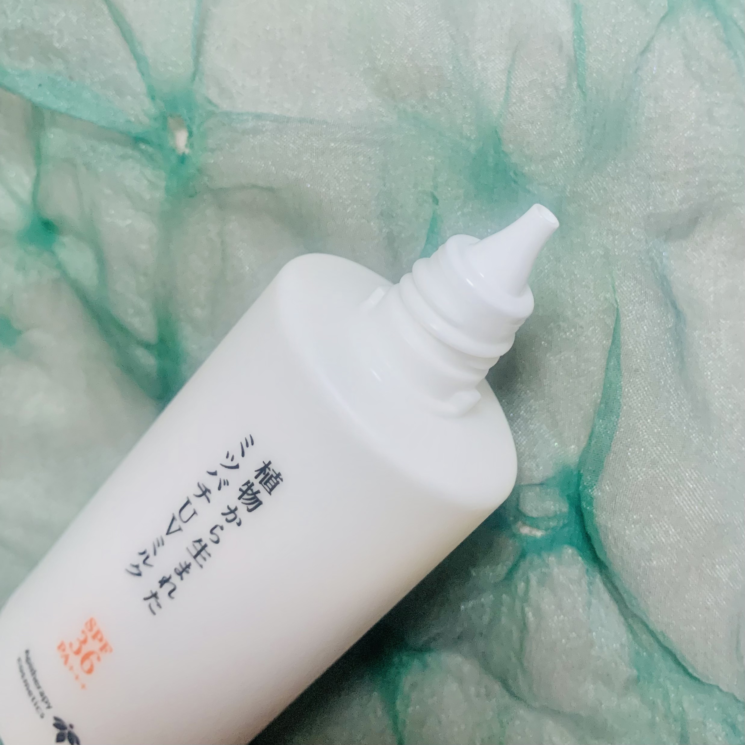 植物から生まれたミツバチUVミルク/アピセラピーコスメティクス/日焼け止めミルクを使ったクチコミ（2枚目）