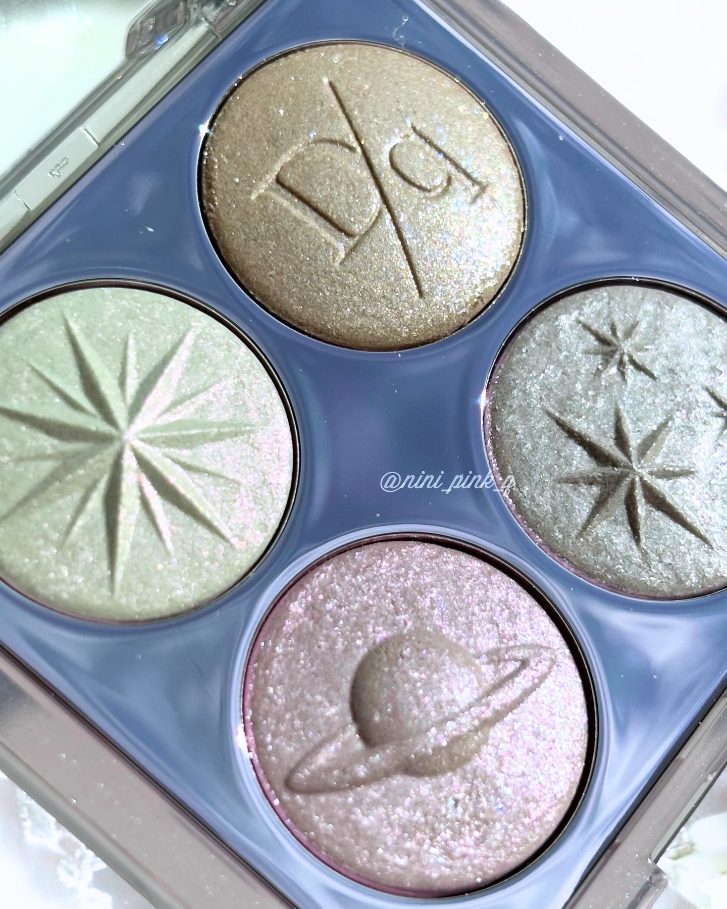 スターリーナイト シャドウパレット/dasique/アイシャドウパレットを使ったクチコミ（3枚目）