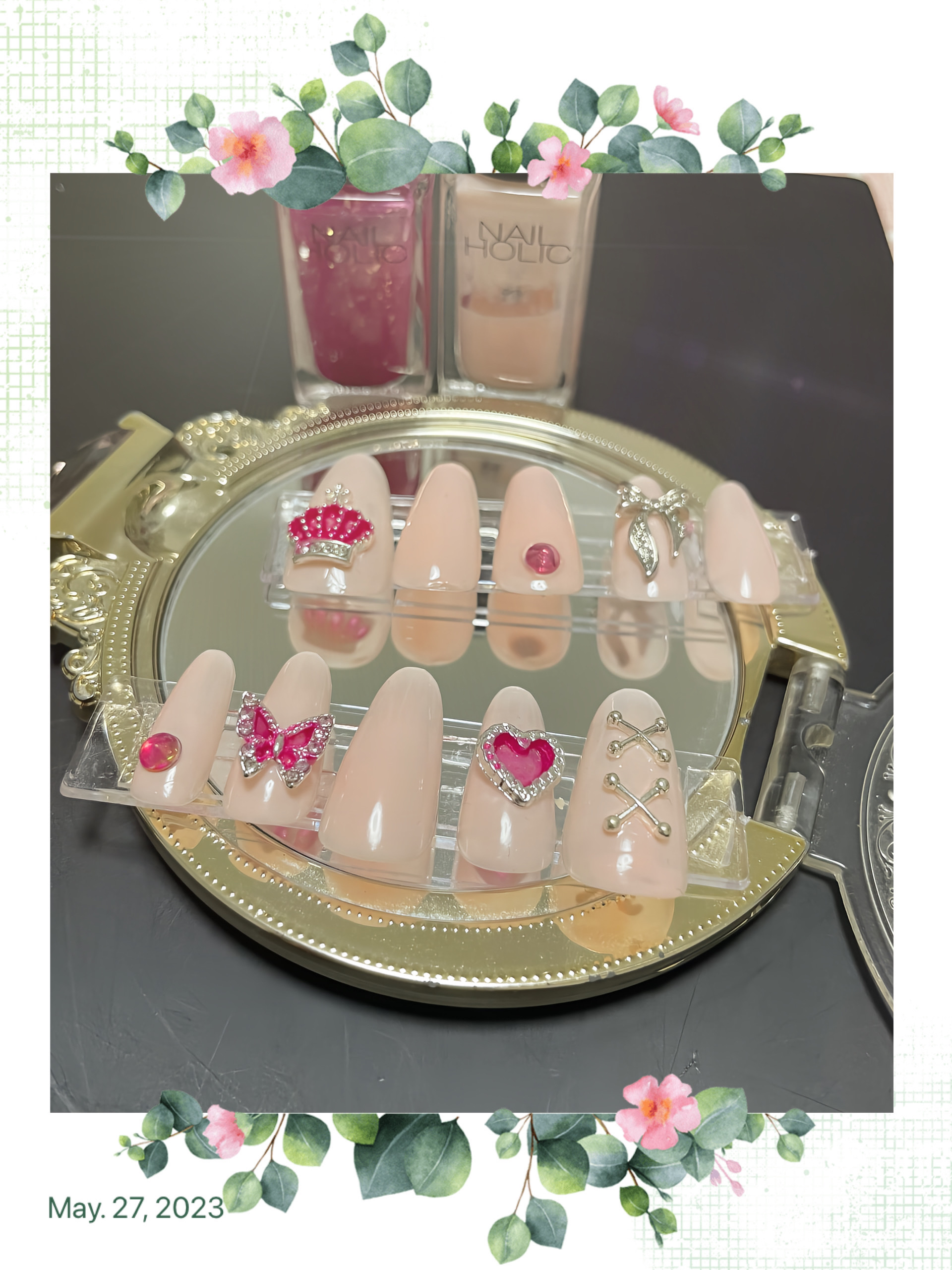 ネイルホリック Juicy color RO607/ネイルホリック/マニキュアを使ったクチコミ（1枚目）