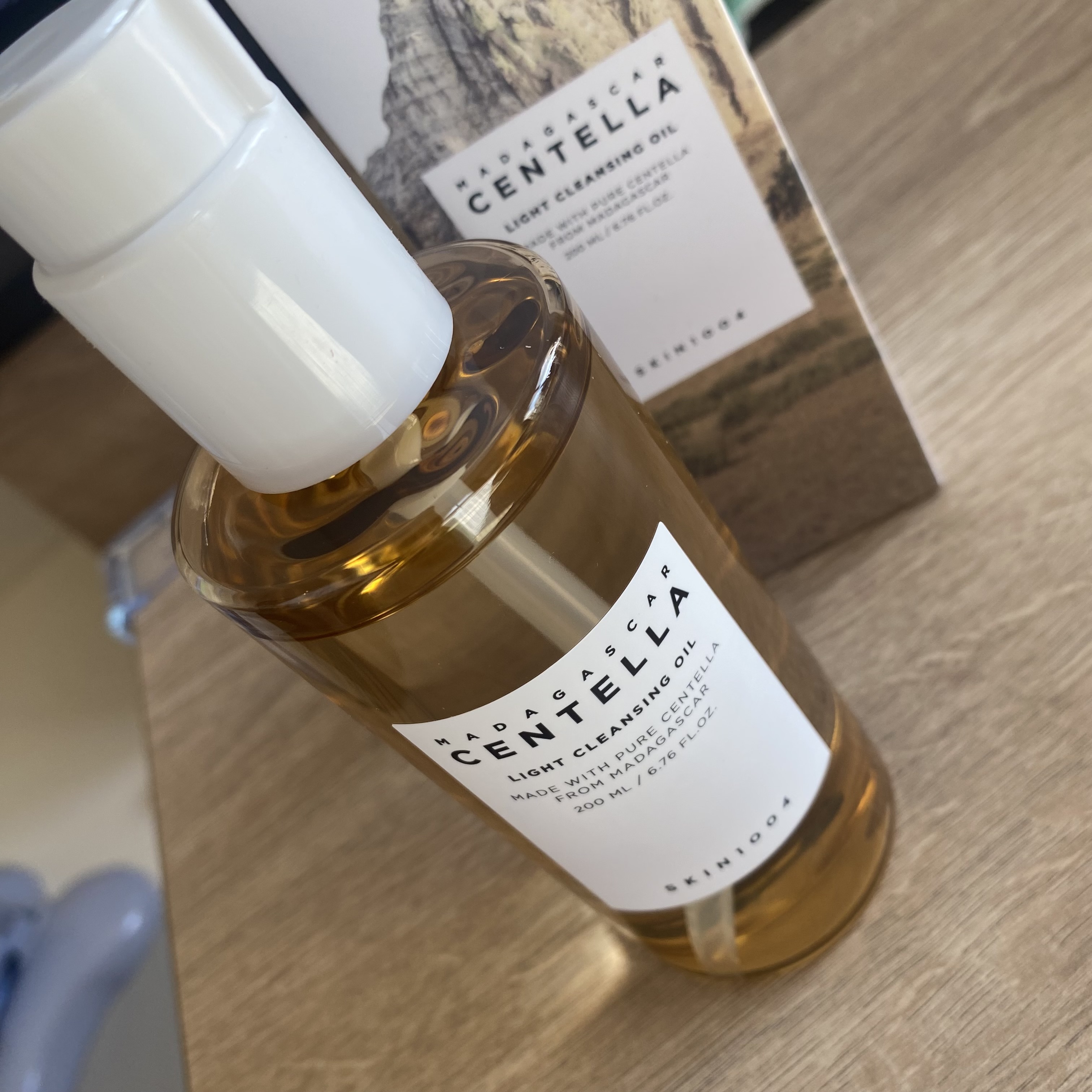 センテラ ライトクレンジングオイル/SKIN1004/オイルクレンジングを使ったクチコミ（1枚目）