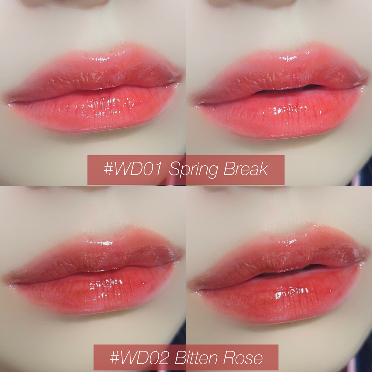 ザ ウォータリーデューティント WD3 ピンク ヘイズ/MERZY/リップティントを使ったクチコミ（2枚目）