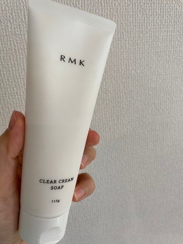 RMK クリア クリームソープのクチコミ「ずっとリピートRMK洗顔✨

リニューアルしてるからリニューアル前のやつ🤔

ずっと好きで使っ.....」（1枚目）