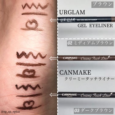  UR GLAM　GEL EYELINER/U R GLAM/ジェルアイライナーを使ったクチコミ（2枚目）