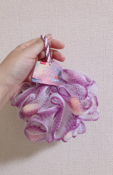 シャワーボール ハート入り/DAISO/バスグッズを使ったクチコミ(2枚目)