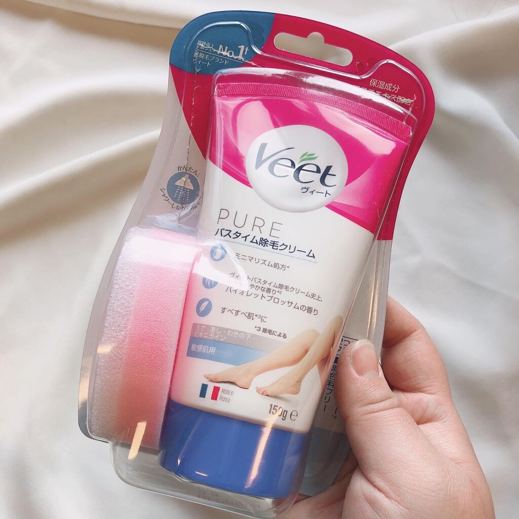 ヴィート ピュアバスタイム除毛クリーム 敏感肌用/Veet/除毛クリームを使ったクチコミ(9枚目)