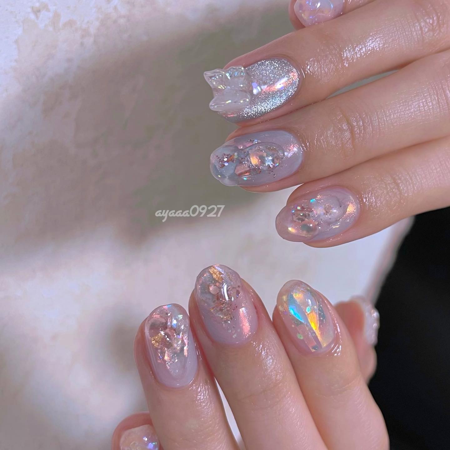 #うるうるネイル,#ぷっくりネイル,#ぷくぷくネイルのネイルデザイン