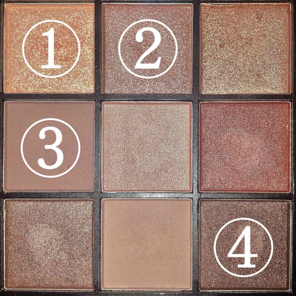 UR GLAM　BLOOMING EYE COLOR PALETTE/U R GLAM/アイシャドウパレットを使ったクチコミ（2枚目）