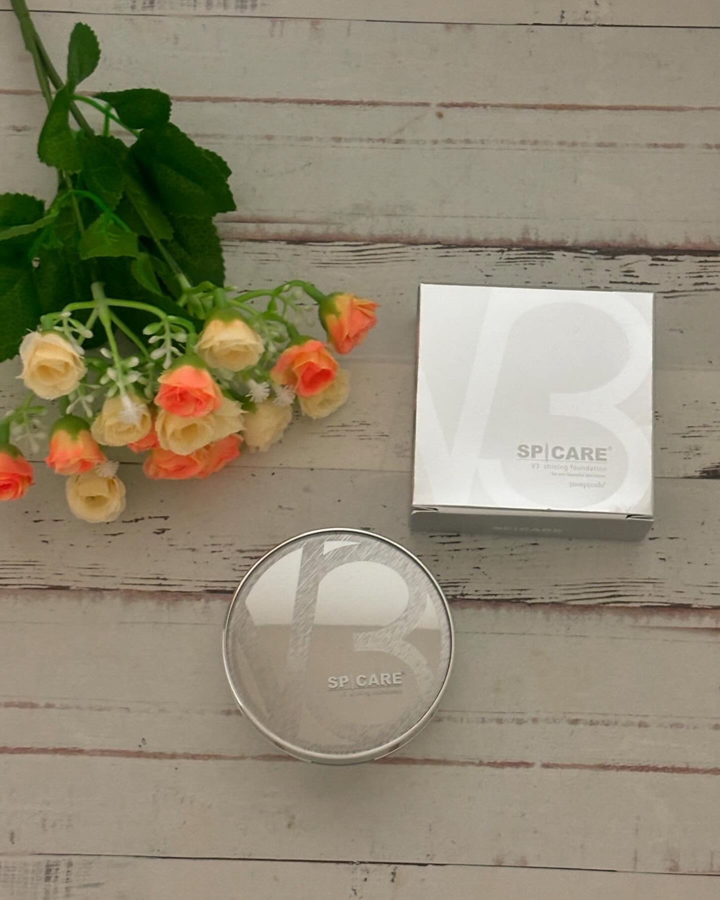 V3シャイニングファンデーション/SPICARE/クッションファンデーションを使ったクチコミ(1枚目)