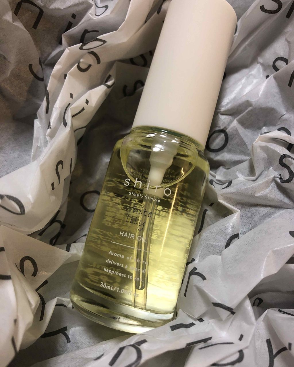 ホワイトリリー ヘアオイル/SHIRO/ヘアオイルを使ったクチコミ（1枚目）