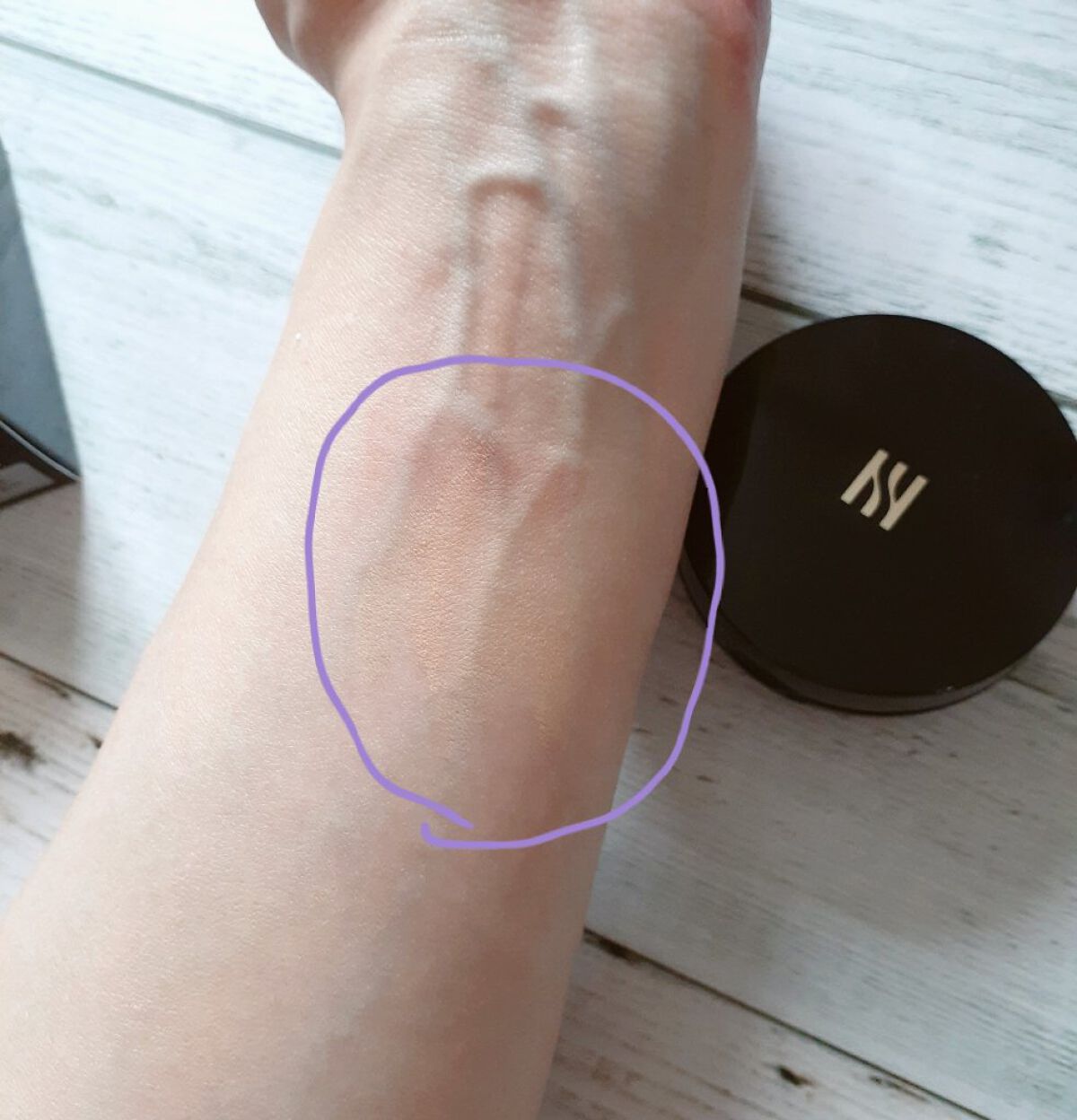 ブラック クッション/HERA/クッションファンデーションを使ったクチコミ（2枚目）