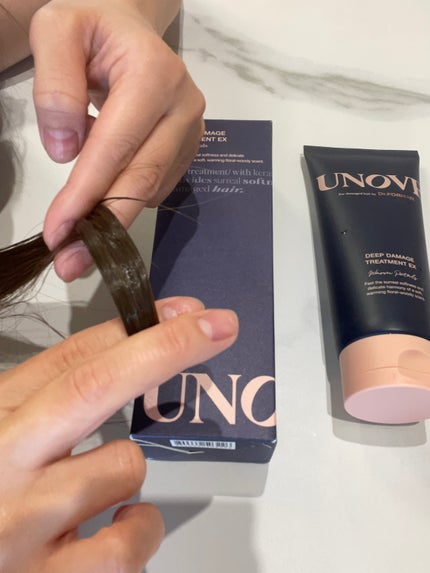 ディープダメージトリートメントEX/UNOVE/洗い流すヘアトリートメントを使ったクチコミ(4枚目)