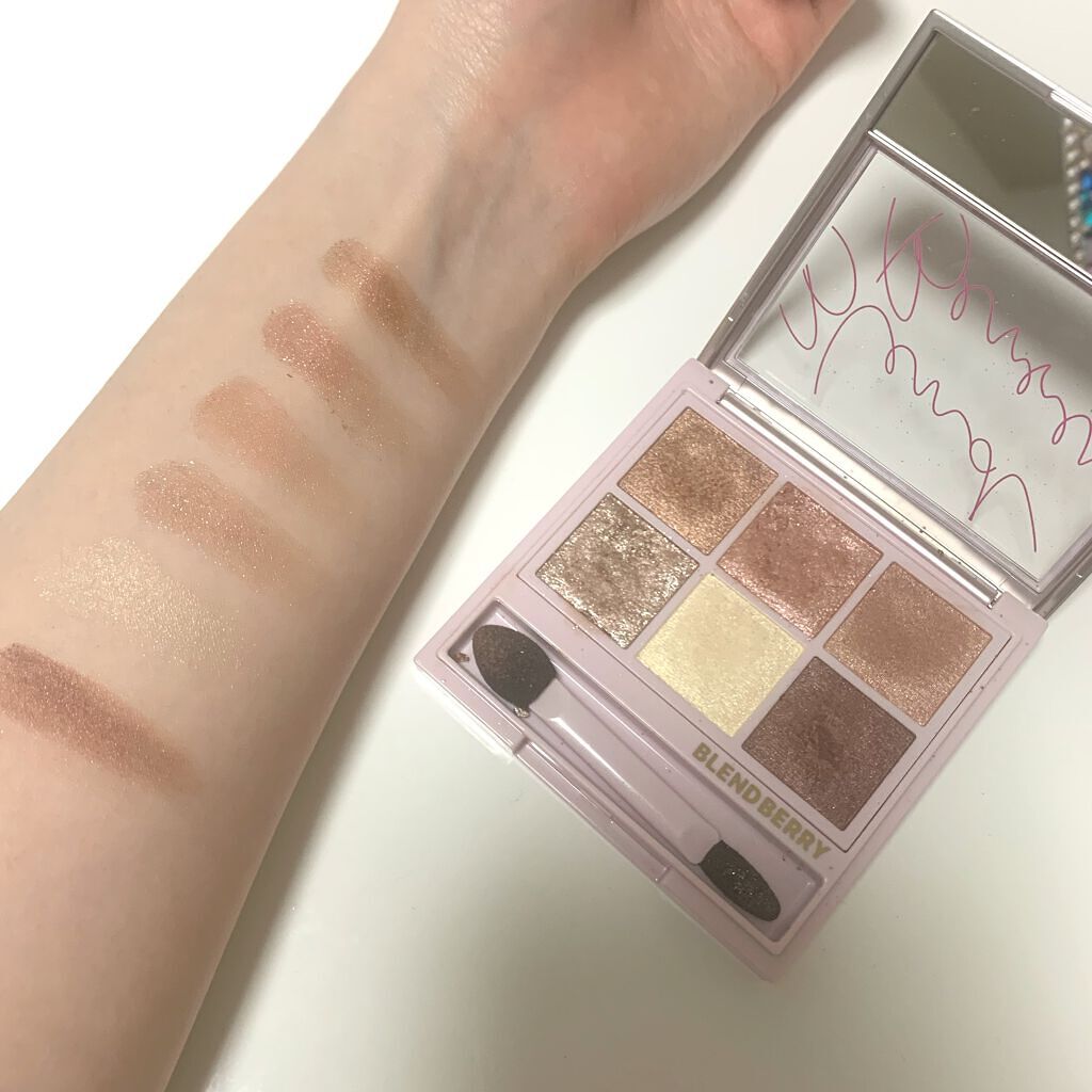 オーラクリエイション/BLEND BERRY/アイシャドウパレットを使ったクチコミ（2枚目）