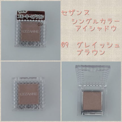 シングルカラーアイシャドウ/CEZANNE/単色アイシャドウを使ったクチコミ(1枚目)