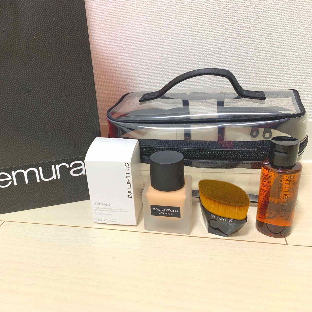 （旧）アンリミテッド ラスティング フルイド/shu uemura/リキッドファンデーションを使ったクチコミ（1枚目）