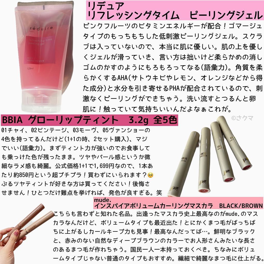 リフレッシングタイムピーリングジェル/reduire /ピーリングを使ったクチコミ（2枚目）