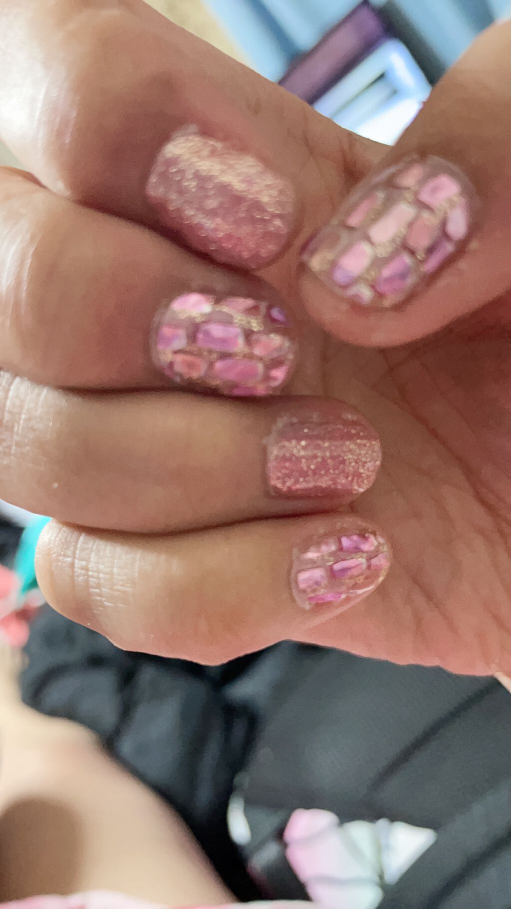 ネイルシール/Qoo10/ネイルシールを使ったクチコミ(2枚目)