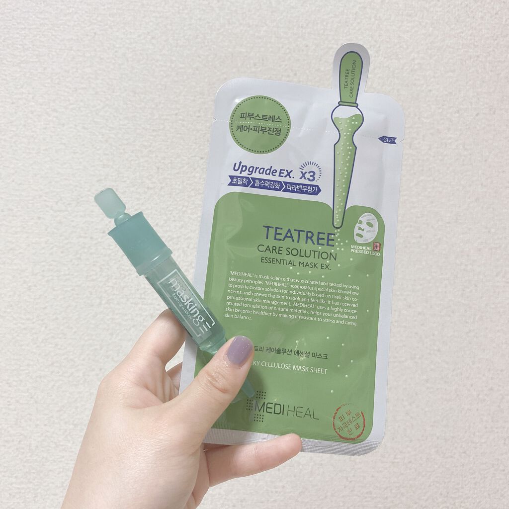 ティーツリーケア ソリューション エッセンシャルマスクEX/MEDIHEAL/シートマスク・パックを使ったクチコミ(2枚目)