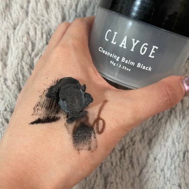 CLAYGE クレンジングバーム ブラックのクチコミ「毛穴の黒ずみをケア✨

CLAYGEのクレンジングバーム ブラック🖤

「天然クレイ(泥)×炭.....」（2枚目）