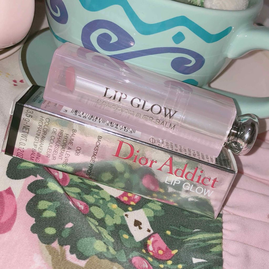 【旧】ディオール アディクト リップ グロウ 008 ウルトラ ピンク/Dior/リップケアを使ったクチコミ（1枚目）