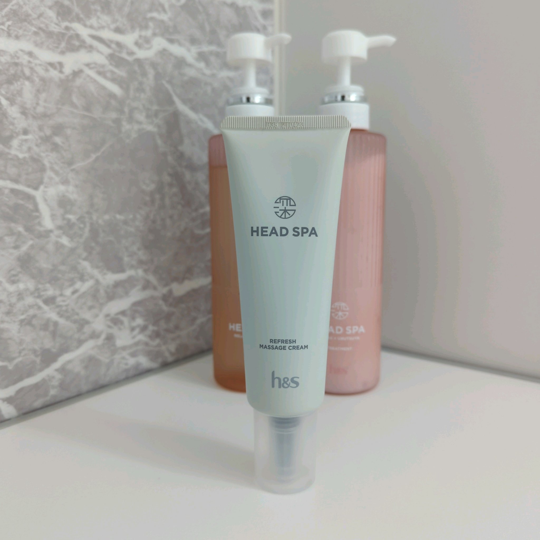 リフレッシュ マッサージクリーム/h&s/洗い流すヘアトリートメントを使ったクチコミ（1枚目）