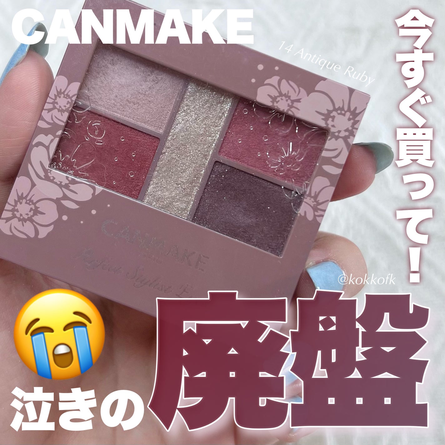 パーフェクトスタイリストアイズ/キャンメイク/アイシャドウパレットを使ったクチコミ(1枚目)