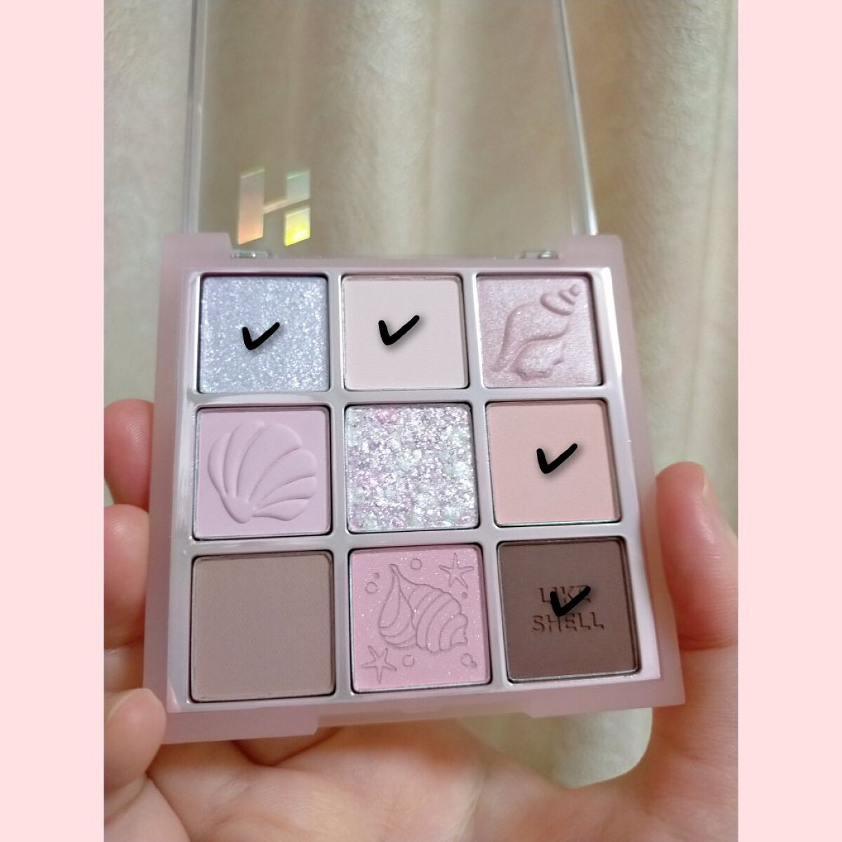 マイフェイブムードアイパレット 9カラー/HOLIKA HOLIKA/アイシャドウパレットを使ったクチコミ（2枚目）