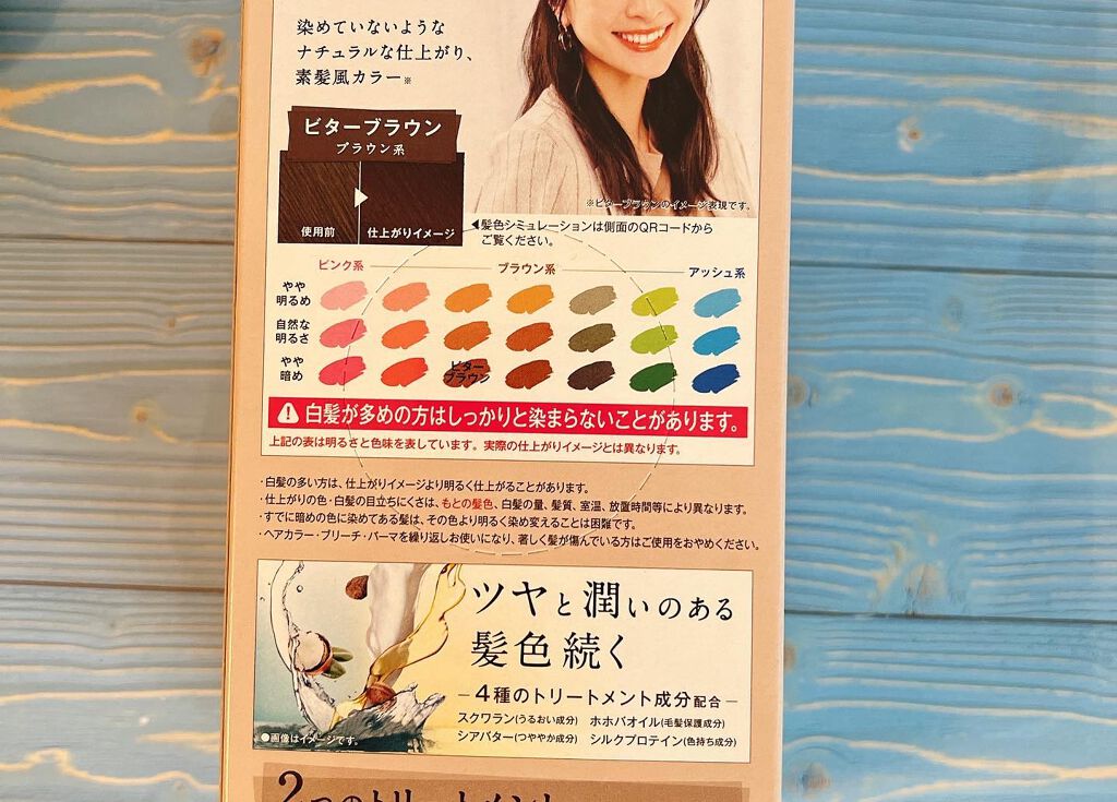 クリアリーカラー (白髪用) /クレオディーテ/ヘアカラーを使ったクチコミ(2枚目)