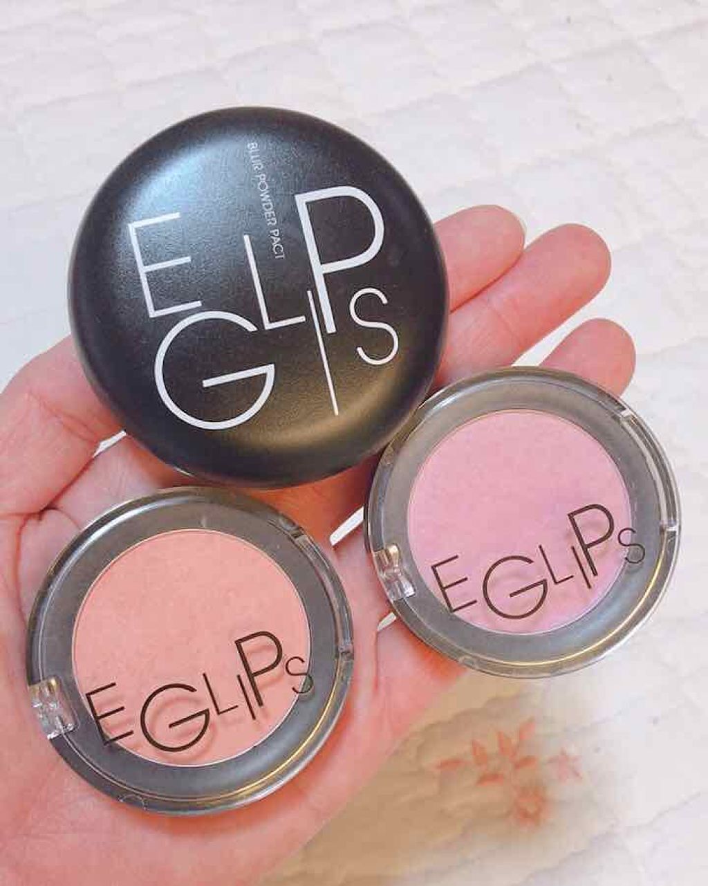 ブラーパウダーパクト/EGLIPS/パウダーファンデーションを使ったクチコミ（1枚目）