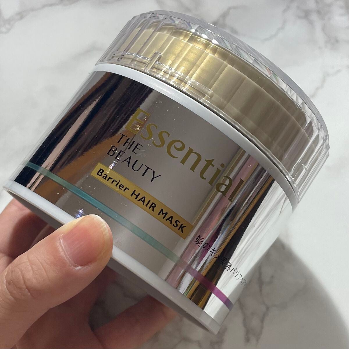 Essential THE BEAUTY 髪のキメ美容バリアヘアマスク/エッセンシャル/ヘアマスク・ヘアパックを使ったクチコミ(1枚目)