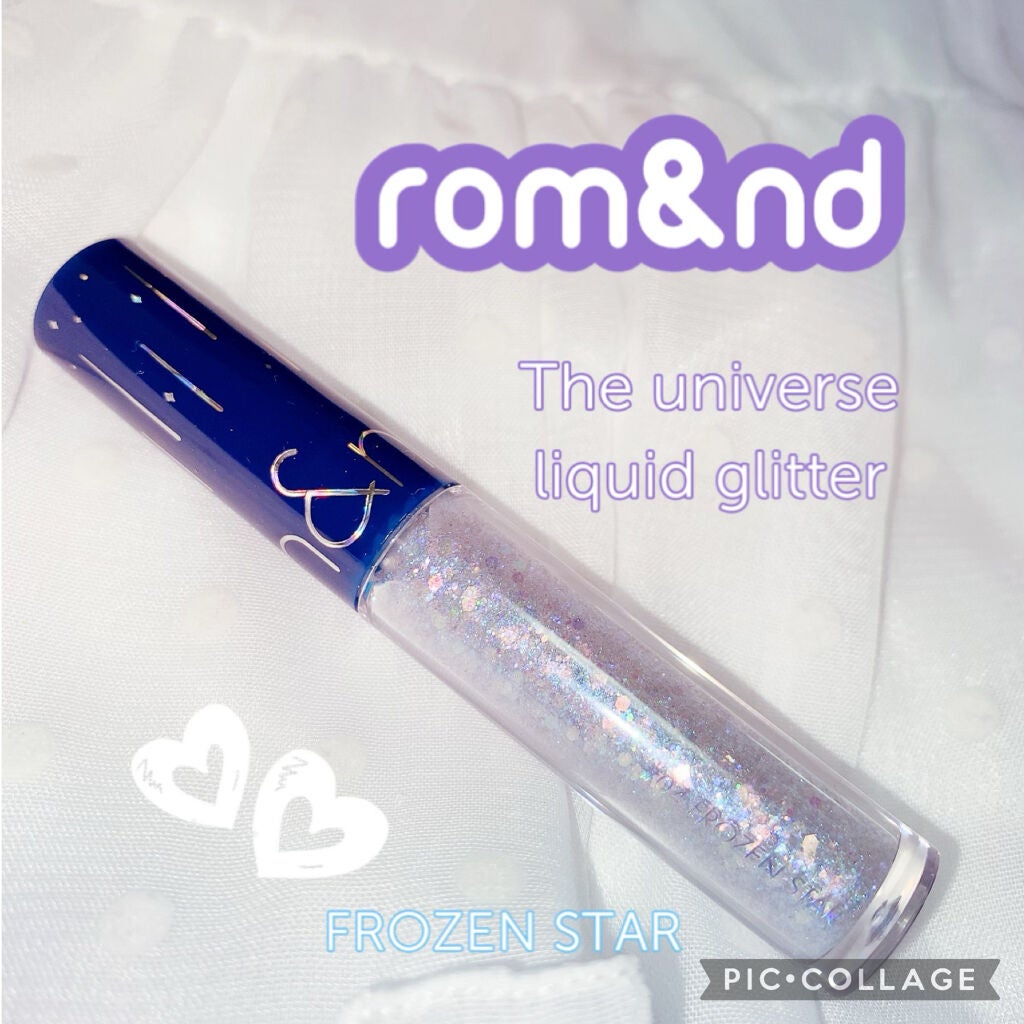 リキッド グリッター シャドウ/rom&nd/グリッターを使ったクチコミ(1枚目)