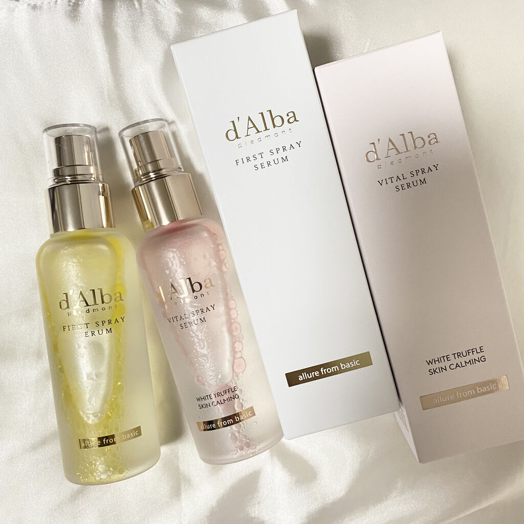 ダルバ ホワイトトリュフファーストスプレーセラム/ダルバ/ミスト状化粧水を使ったクチコミ（1枚目）