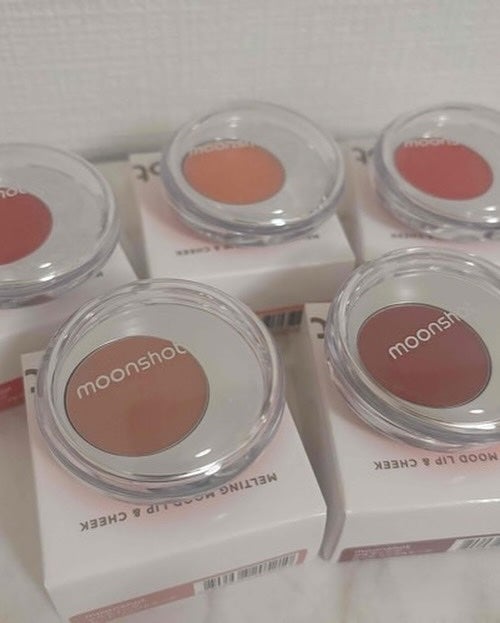 メルティングムードリップ&チーク/moonshot/ジェル・クリームチークを使ったクチコミ(3枚目)