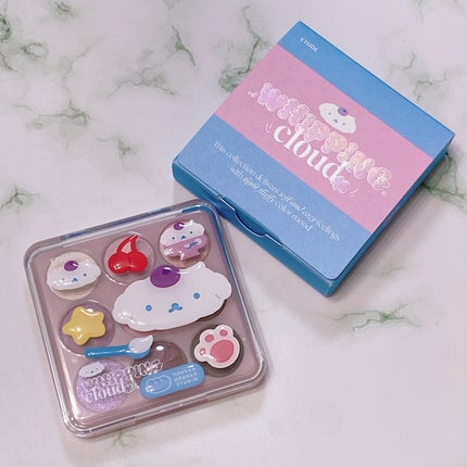 プレイカラーアイズ ホイッピングクラウドコレクション/ETUDE/アイシャドウパレットを使ったクチコミ(7枚目)